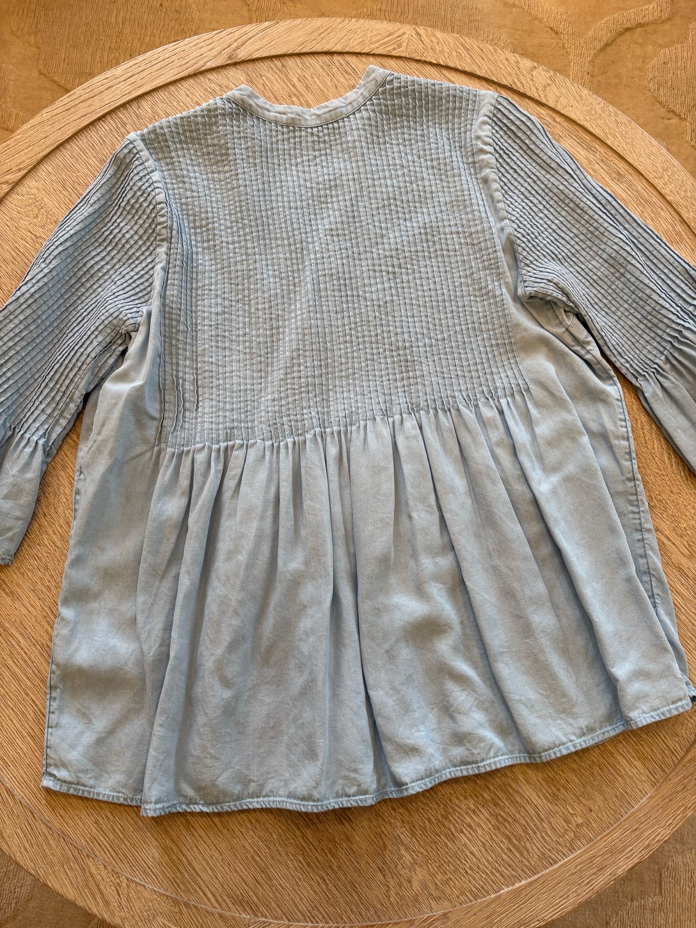 Soft Surroundings Chambray Denim Top - Picture 8 of 15